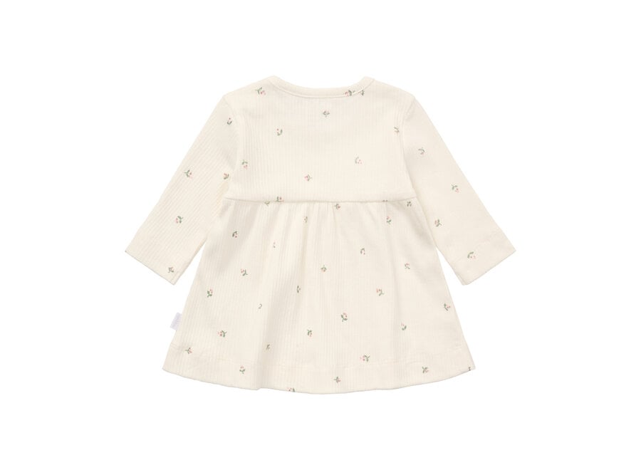 Dress LS AOP Egret