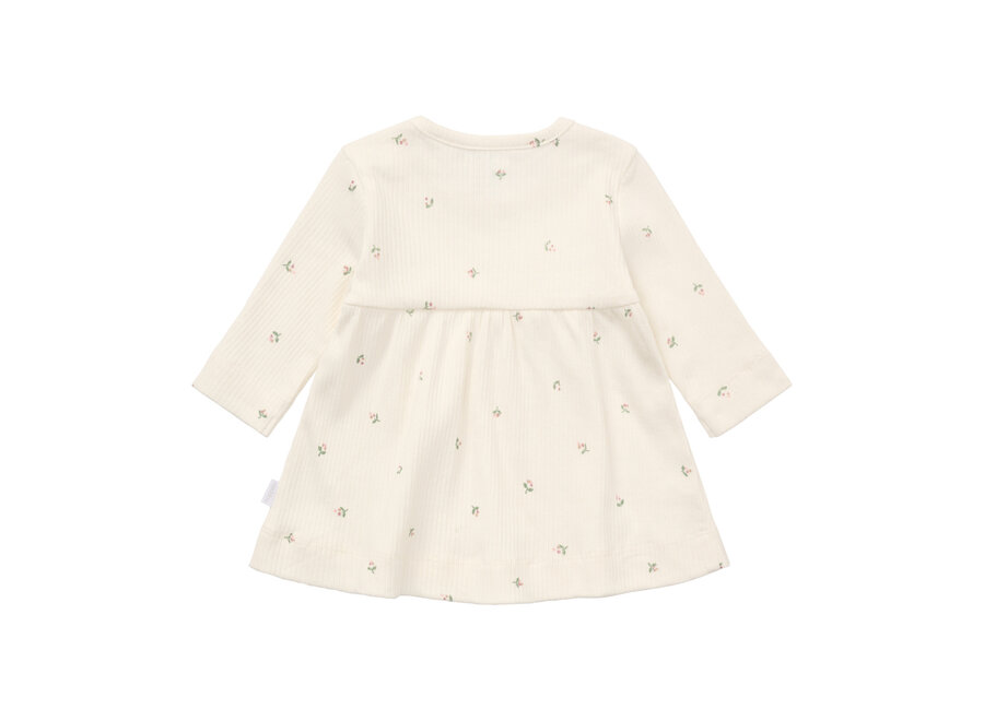 Dress LS AOP Egret