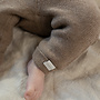 Broek knit Reg Grover - Taupe Melange