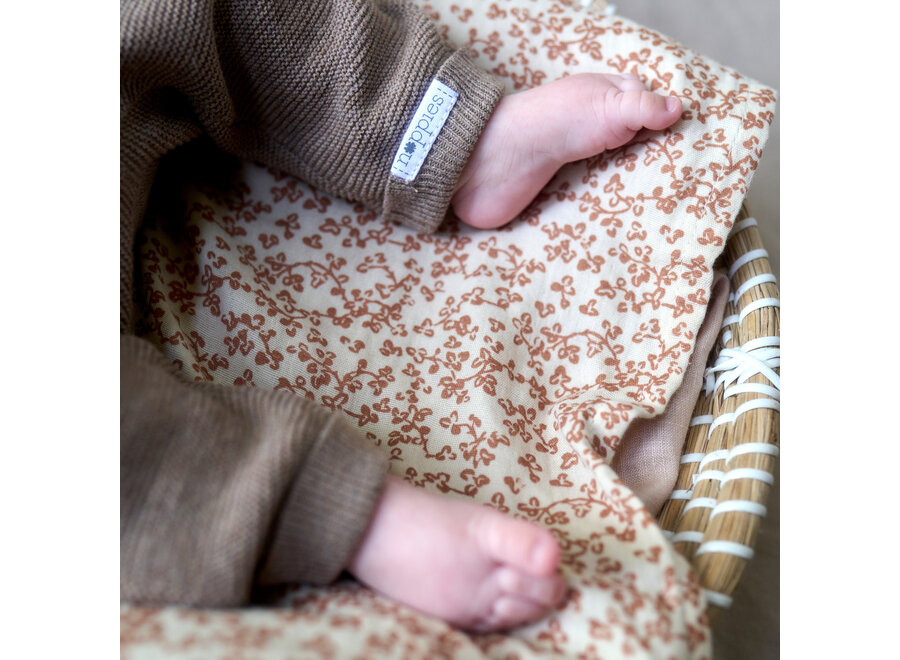 Broek knit Reg Grover - Taupe Melange