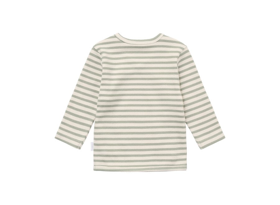 Top LS stripe Iceberg Green