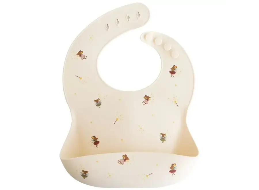 MUSHIE - SILICONE BIB - Fairy Mice