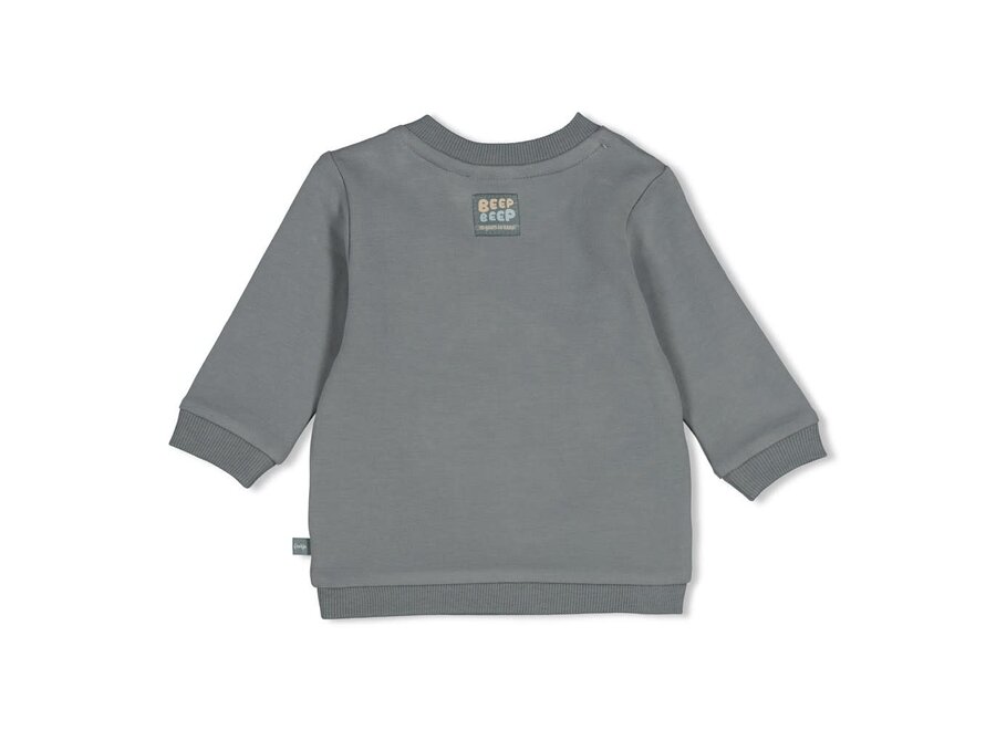Sweater - Beep Beep Zeegroen