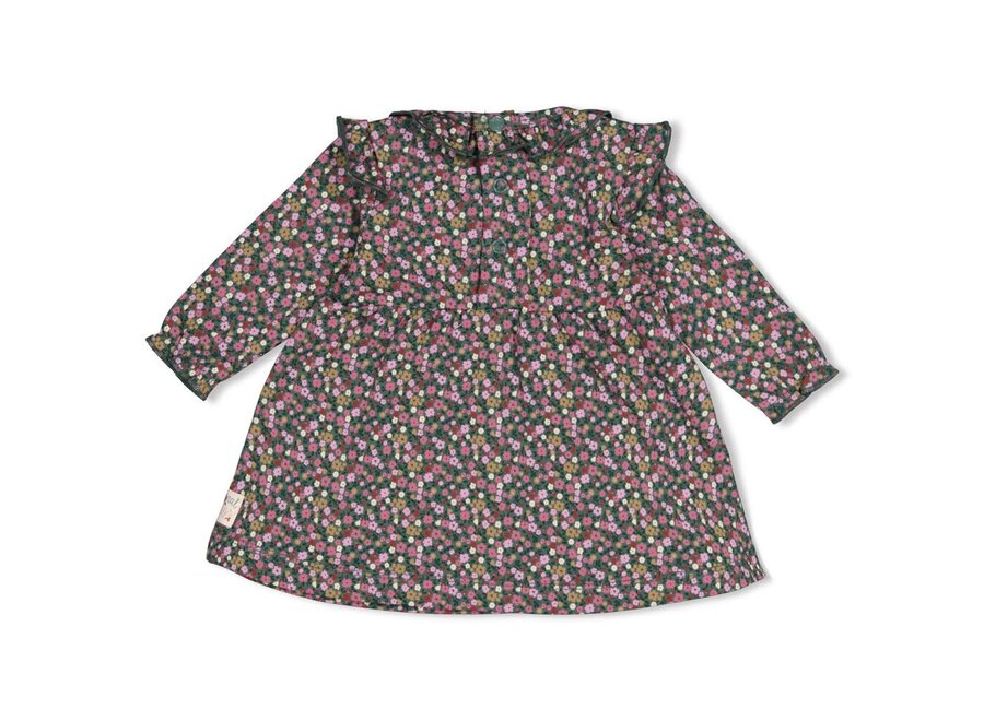 Jurk AOP - Afternoon Tea groen