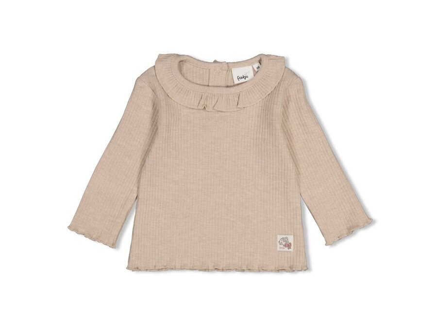 Longsleeve rib - Dress to Impress taupe melange