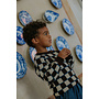 Nova Check pullover Bandshell/Coffee bean