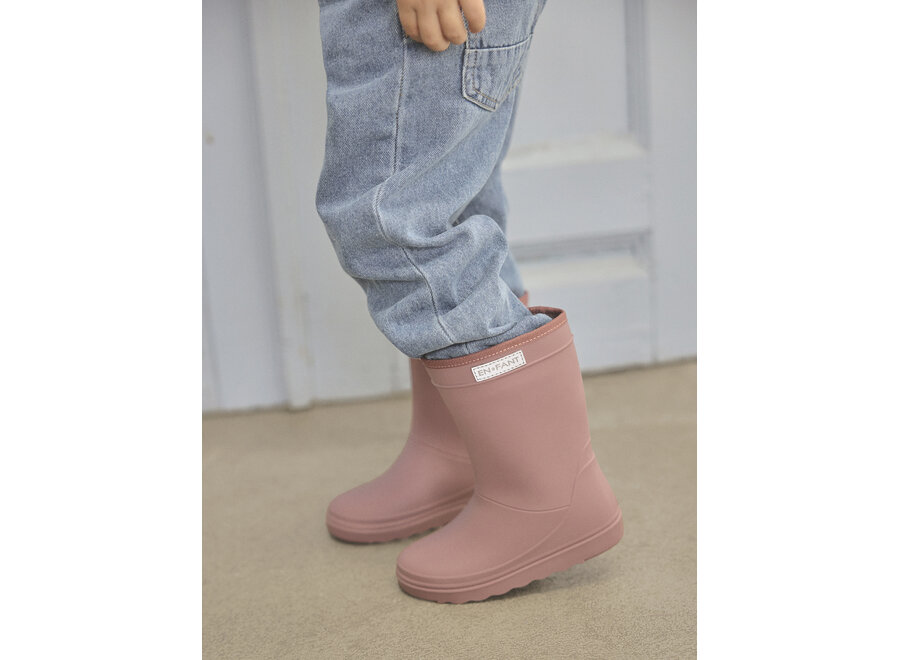 Rain Boots Solid Old Rose