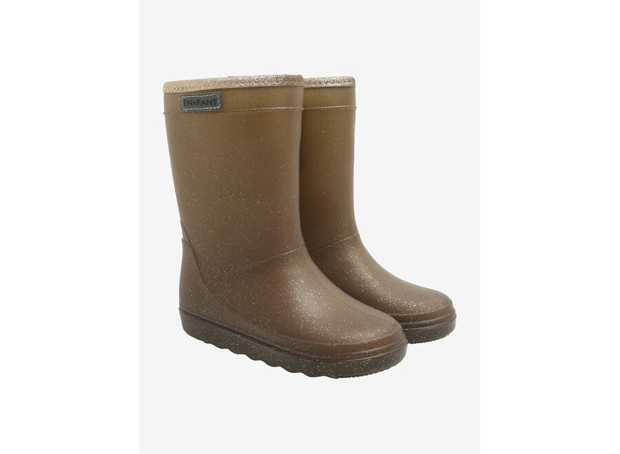Thermo Boots Glitter Coffee bean