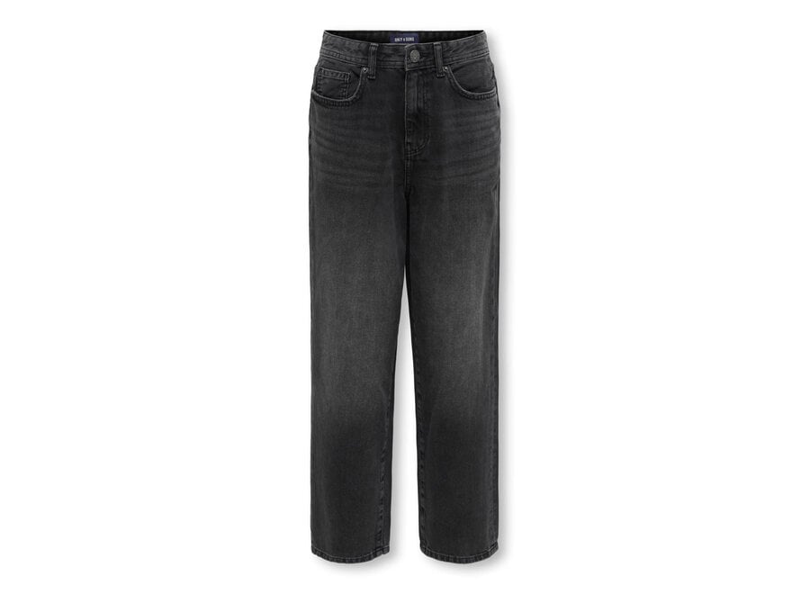 Jeans Fade Loos Washed black