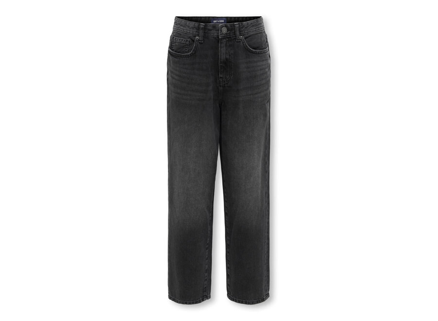 Jeans Fade Loos Washed black