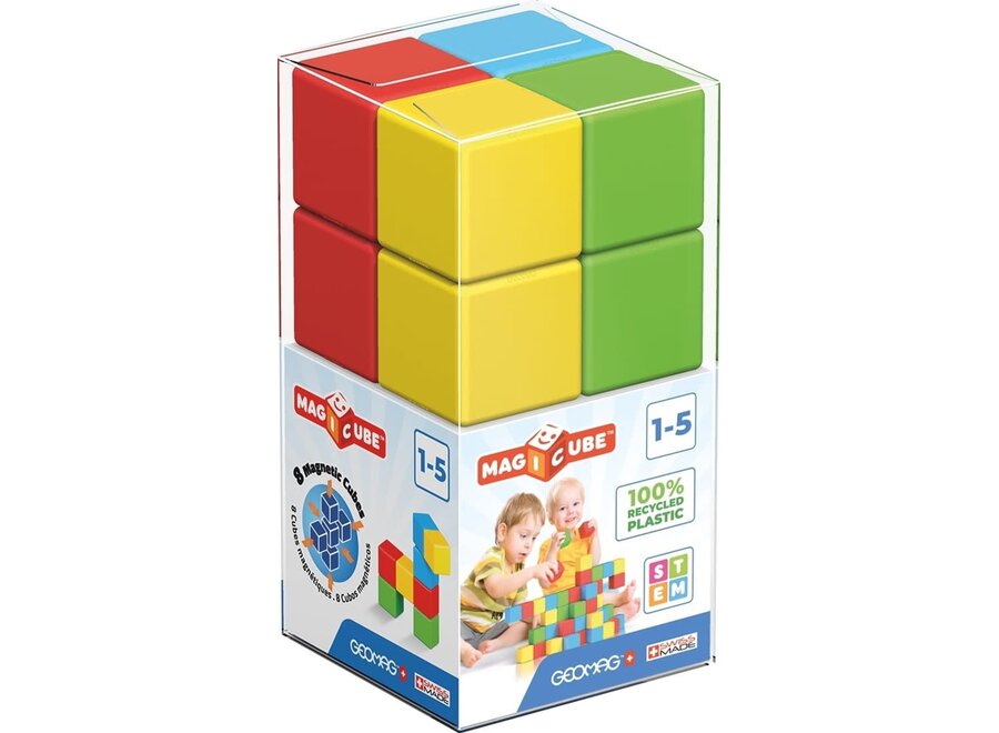 Geomag Magicube Full Color Recycled Crystal 8 pcs