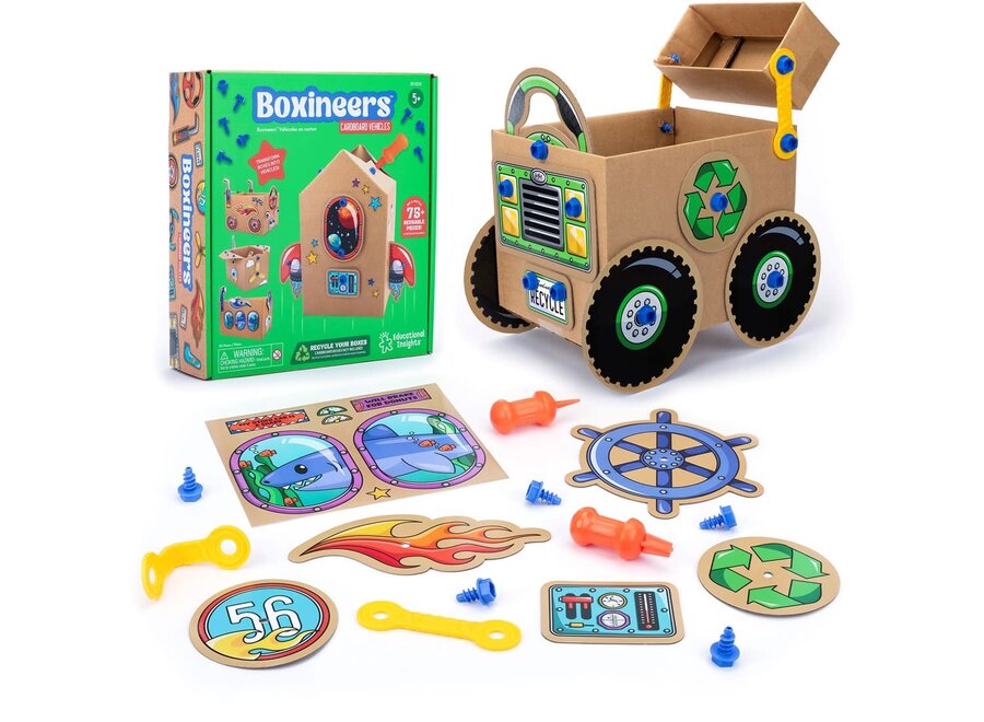 BoxineersTM Cardboard Vehicles