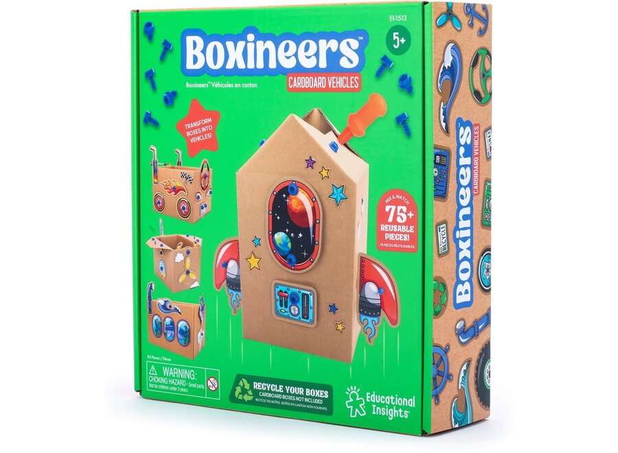 BoxineersTM Cardboard Vehicles