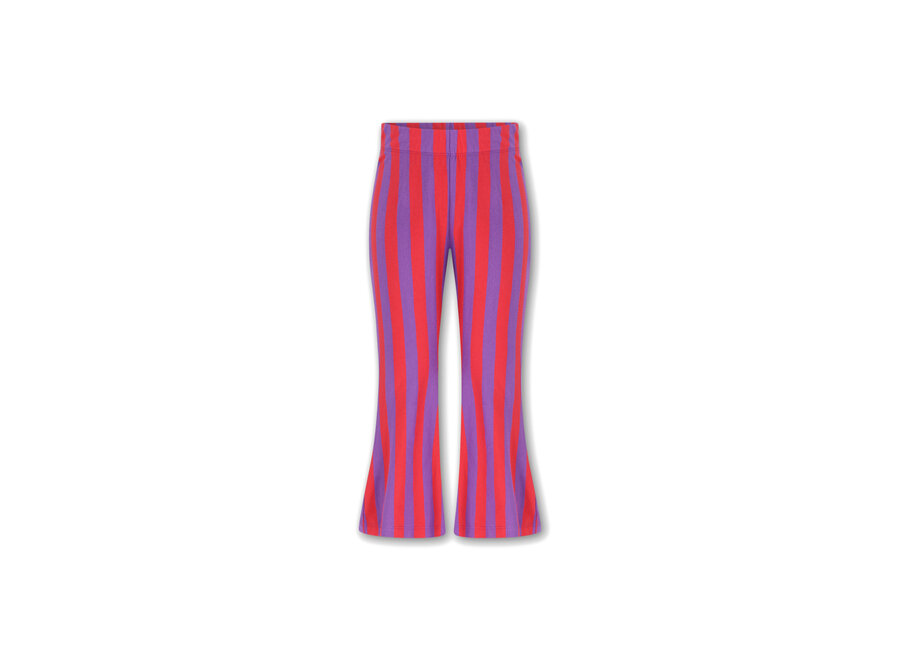 Nena Flared pants - Chive Blossom Stripes