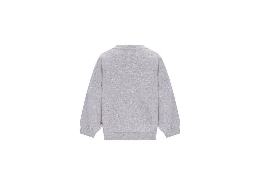 Billie Sweater - Grey Melee (heart)