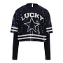 10sixteen sequince Tee - Blue sequins