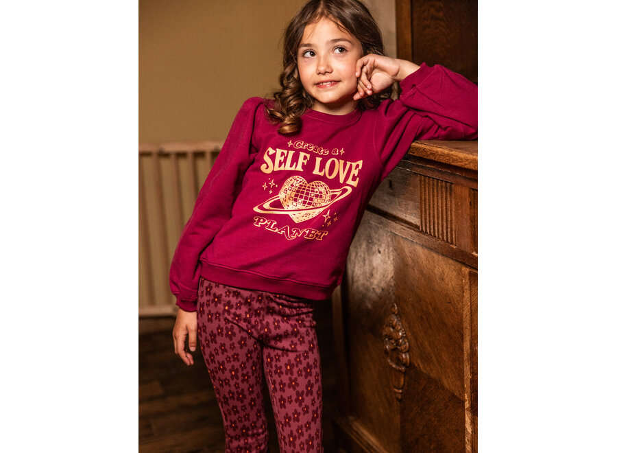 Little sweater Ruby red