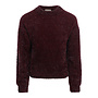 Little lurex knit Ruby red