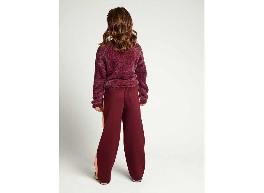 Little lurex knit Ruby red