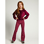 Little jacquard flare pants Festive Flower