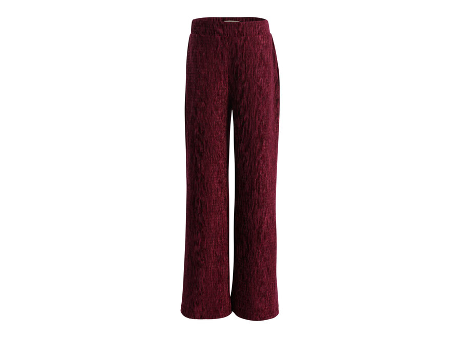 Little velvet wideleg Ruby red