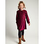 Little velvet dress Ruby red