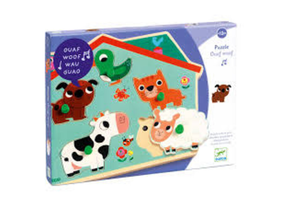 Puzzel geluid - Dieren