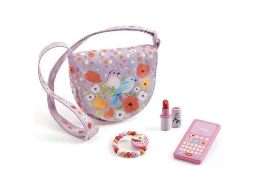 Birdie handtas met accessoires