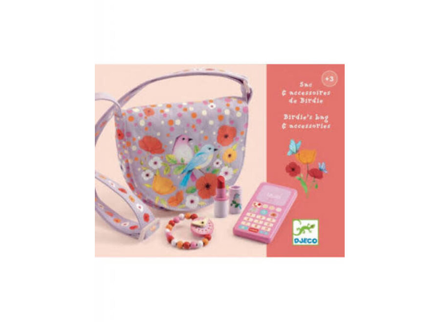 Birdie handtas met accessoires