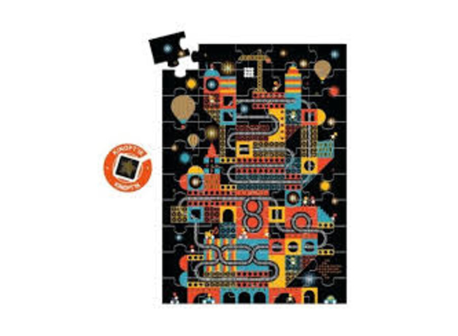 Puzzel Magische  The lively city