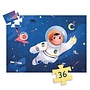 Silhouet puzzel Astronaut op de Maan 34 st