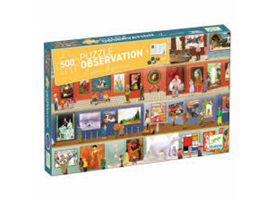 Puzzel - In het museum + boekje - 500 stuks