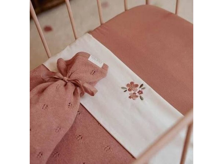 Wiegdeken gebreid Pure Pink Blush