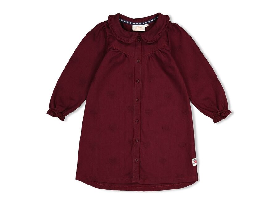 Jurk - Daily Princess - Bordeaux