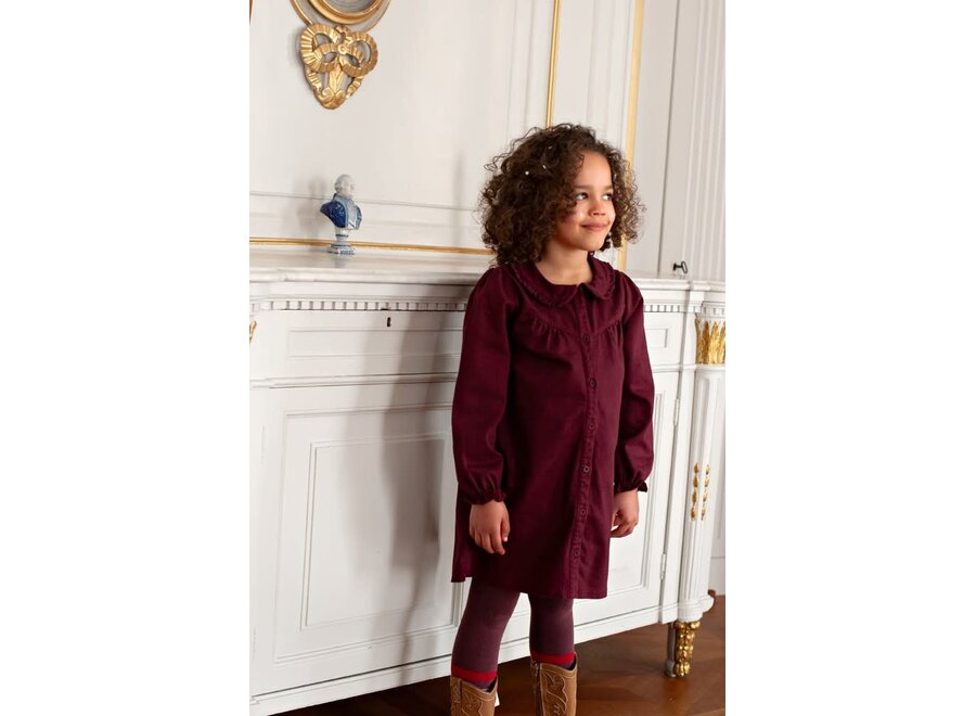 Jurk - Daily Princess - Bordeaux