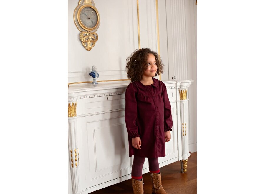 Jurk - Daily Princess - Bordeaux