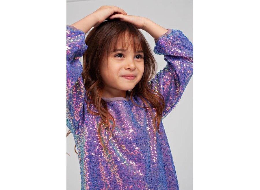 Pailetten jurk - Daily Princess - Lila