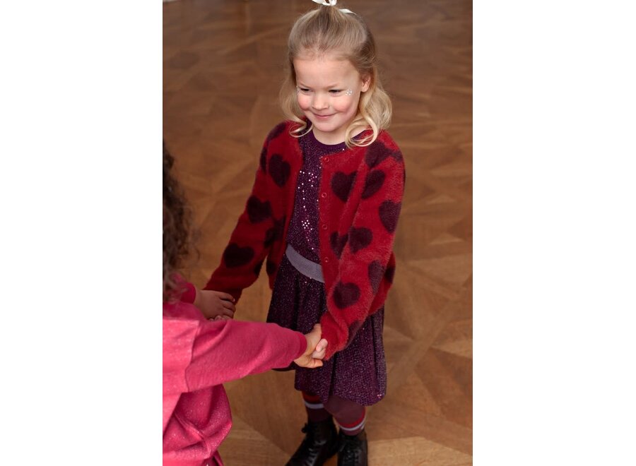 Pailetten rok - Daily Princess - Bordeaux