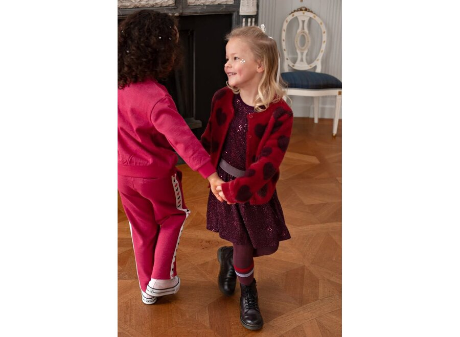 Pailetten rok - Daily Princess - Bordeaux