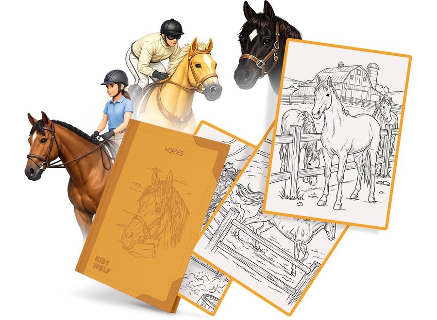 KIDYDRAW refill Horses 8+