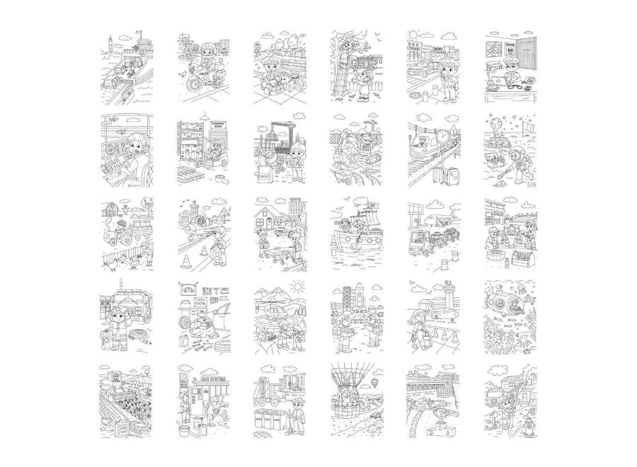 KIDYDRAW- Refill Vehicles 6+