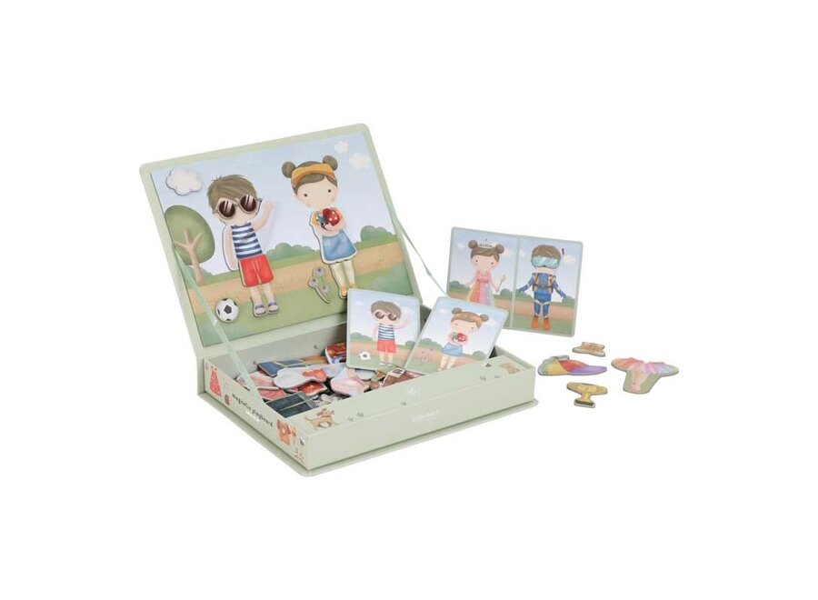 Magnetisch Speelbord Dress­Up Jim & Rosa FSC