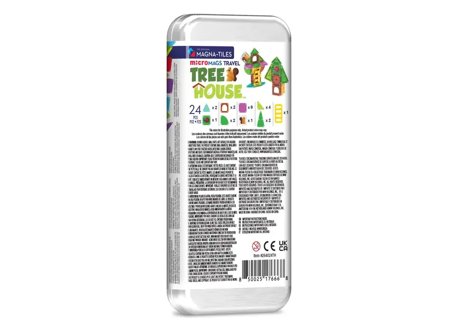 microMAGS Treehouse 24-Piece Travel Set
