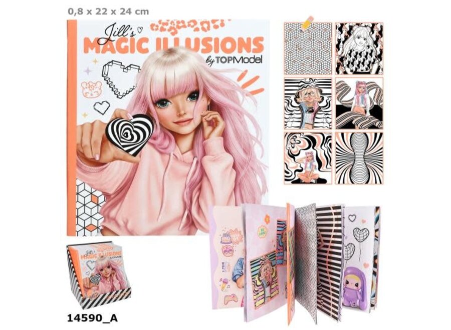 TOPModel kleurboek Jills Magic Illusions