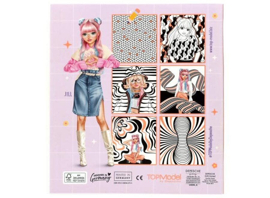 TOPModel kleurboek Jills Magic Illusions