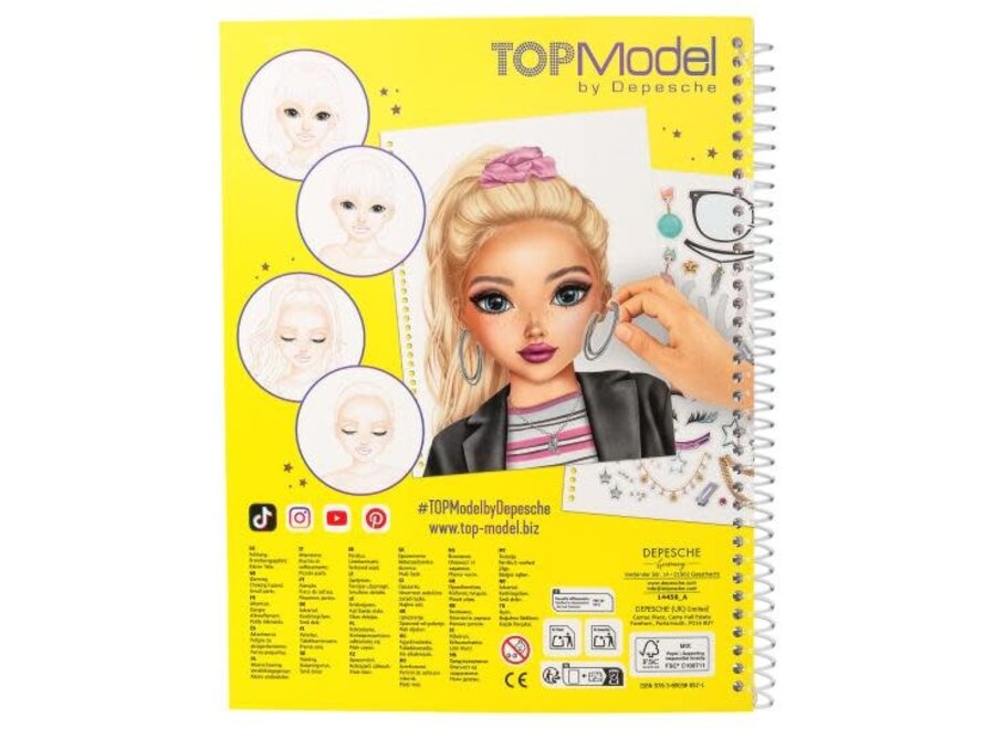 TOPModel make up kleurboek