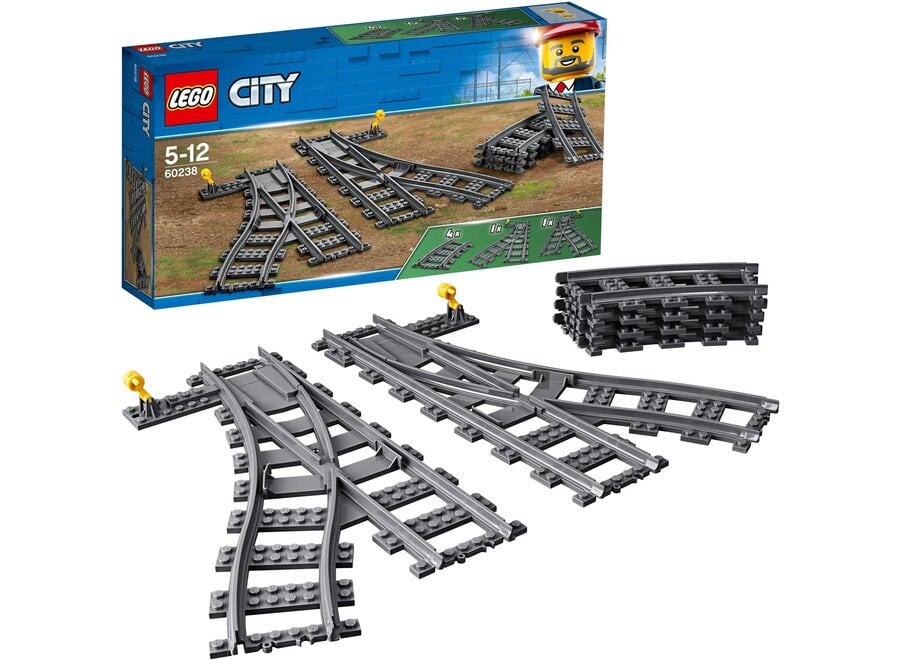 City - Treinspoor wissels