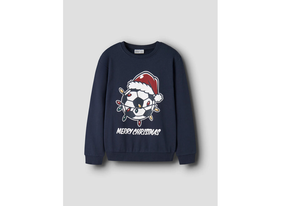 Kerst trui Voluf navy Footbal