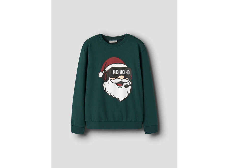 Kerst trui Voluf green Gamer Santa