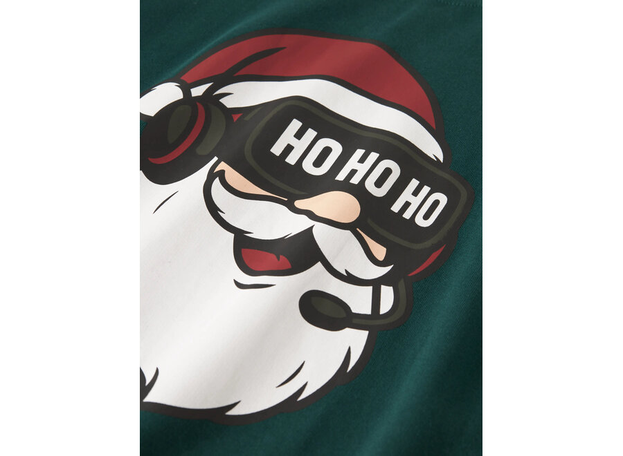 Kerst trui Voluf green Gamer Santa